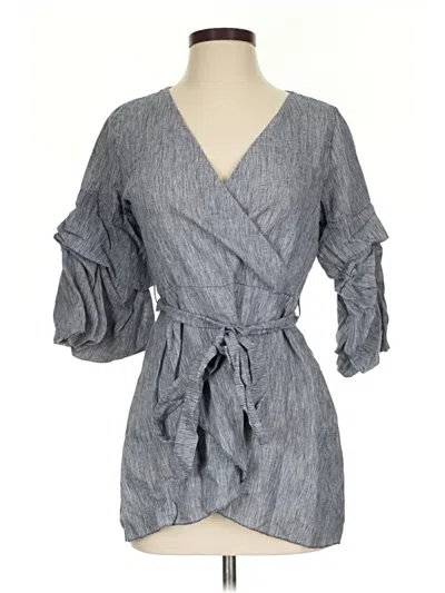 Pre-owned Hailey & Co Kimono In Gray