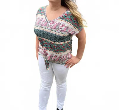 Hailey & Co Paisley-printed Top - Plus In Multi