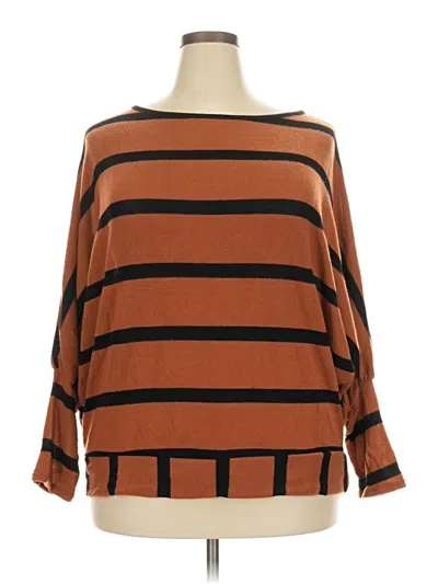 Pre-owned Hailey & Co Pullover Sweater In Brown