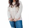 Hailey & Co Rikki Kangaroo Pocket Hoodie In Taupe In Gray