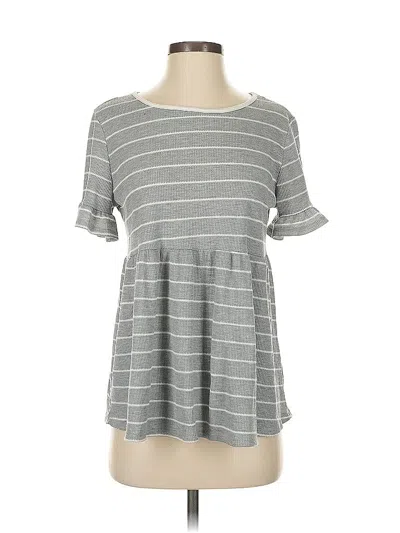 Pre-owned Hailey & Co Short Sleeve T-shirt In Gray