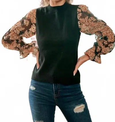 Hailey & Co Simple Elegance Curvy Sweater - Plus In Black
