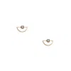 Hailey Gerrits Women's Classic Pine Stud Earrings In Labradorite