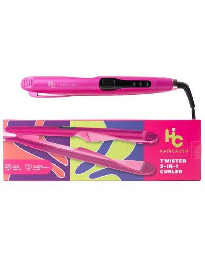 Hair Crush 2-in-1 Twist Digital Curler & Straightener In White