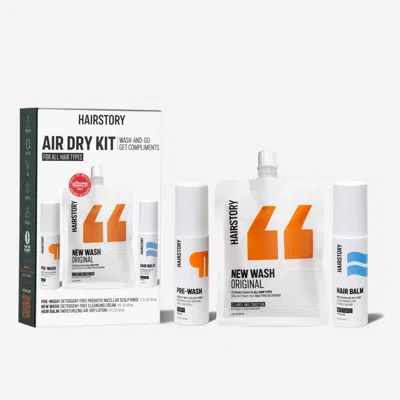 Hairstory Air Dry Mini Kit In Transparent