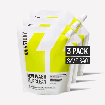 Hairstory Backbar New Wash Deep Clean X3