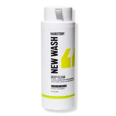 Hairstory New Wash Deep Clean Cleansing & Conditioning Cream For Oily And Fine Hair - 8.0 oz