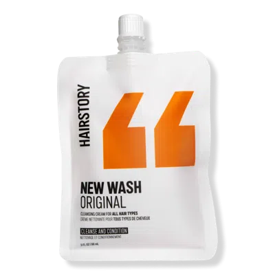 Hairstory New Wash Original Cleansing & Conditioning Cream For All Hair Types - 3.0 oz