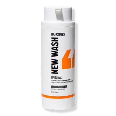 Hairstory New Wash Original Cleansing & Conditioning Cream For All Hair Types - 8.0 oz