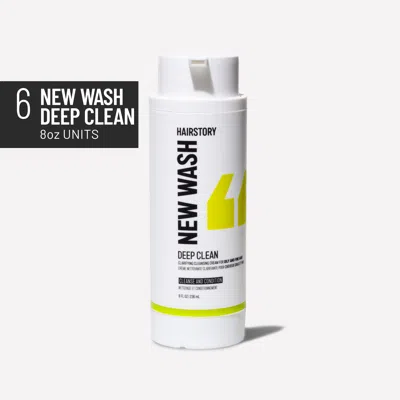 Hairstory Ws 8oz New Wash Deep Clean Case (6) Bottle