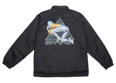 Pre-owned Hajime Sorayama Men's  X Medicom Toy Sexy Robot 02 Coach Jacket In Black