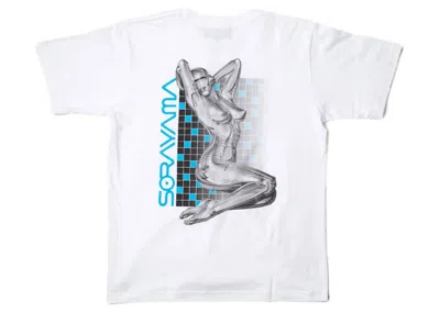 Pre-owned Hajime Sorayama Men's  X Medicom Toy Sexy Robot 02 Tee Shirt In White/black