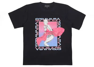 Pre-owned Hajime Sorayama Men's  X Medicom Toy Sexy Robot 03 Tee Shirt In Black