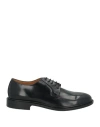Hal Woman Lace-up Shoes Black Size 12 Leather