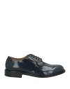 Hal Woman Lace-up Shoes Midnight Blue Size 12 Leather