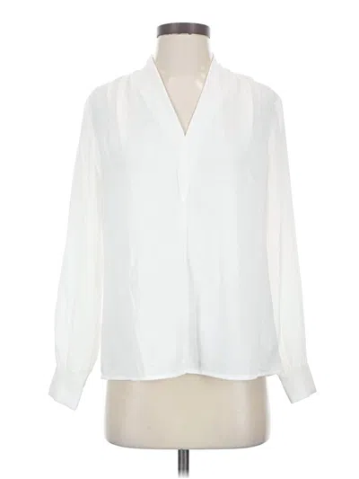 Pre-owned Halara 3/4 Sleeve Blouse In White