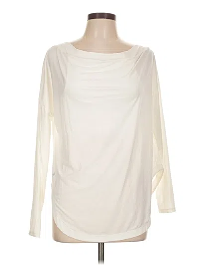 Pre-owned Halara 3/4 Sleeve T-shirt In Ivory