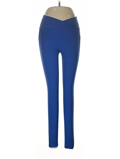 Pre-owned Halara Active Pants In Blue