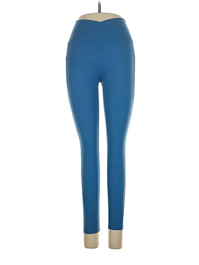 Pre-owned Halara Active Pants In Blue