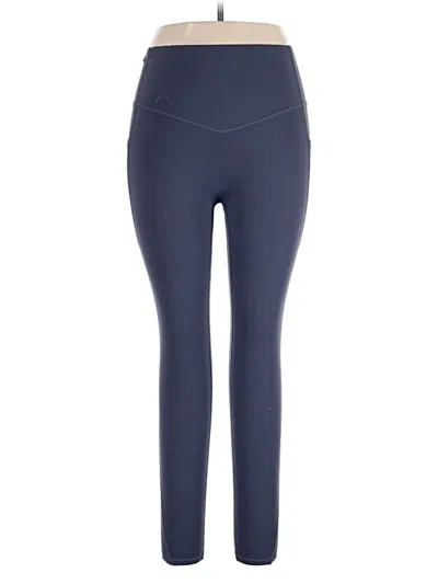 Pre-owned Halara Active Pants In Blue