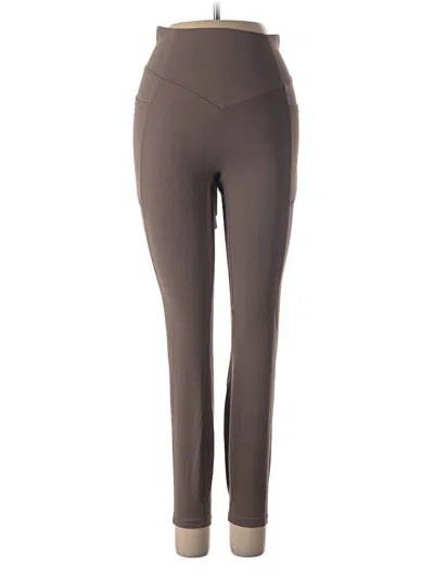 Pre-owned Halara Active Pants In Brown