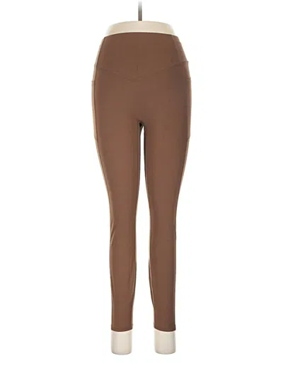 Pre-owned Halara Active Pants In Brown
