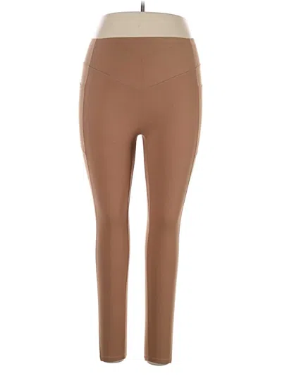 Pre-owned Halara Active Pants In Brown