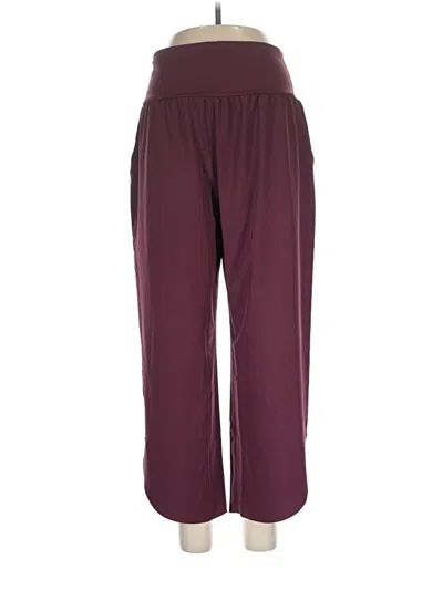 Halara Active Pants In Burgundy
