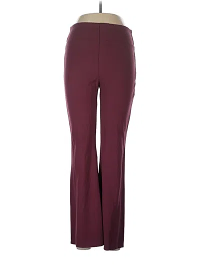 Pre-owned Halara Active Pants In Burgundy