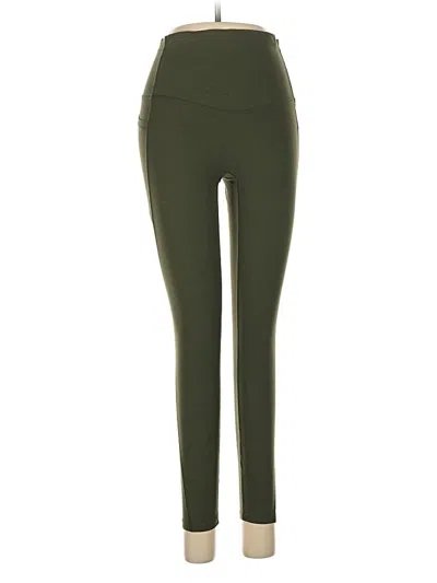 Pre-owned Halara Active Pants In Green