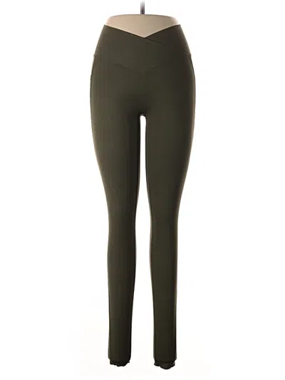 Pre-owned Halara Active Pants In Green