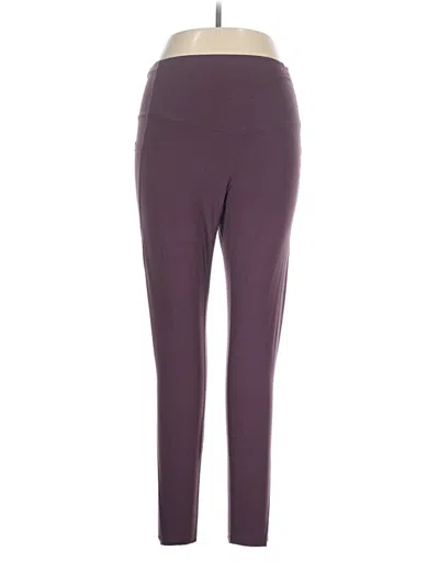 Pre-owned Halara Active Pants In Purple