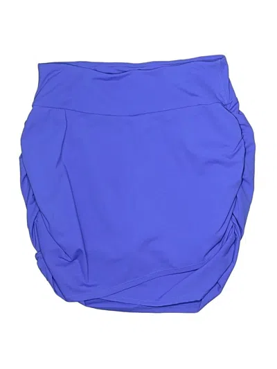 Pre-owned Halara Active Skort In Blue