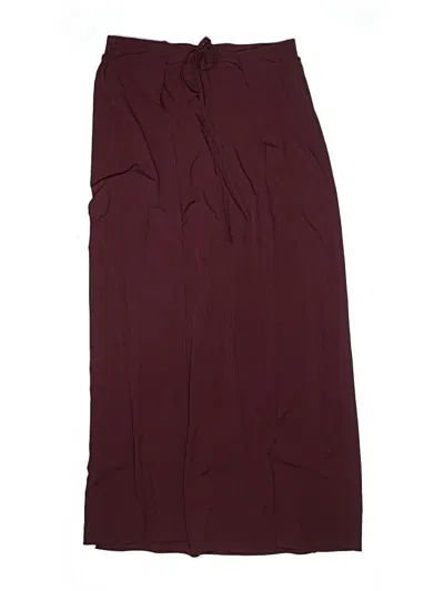 Pre-owned Halara Active Skort In Burgundy