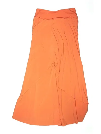 Pre-owned Halara Active Skort In Orange