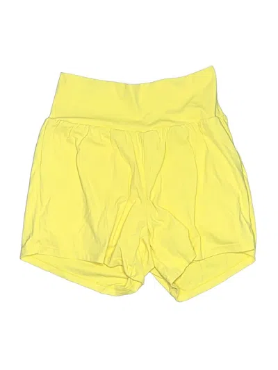Pre-owned Halara Active Skort In Yellow