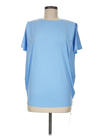 Pre-owned Halara Active T-shirt In Blue