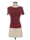 Halara Active T-shirt In Burgundy