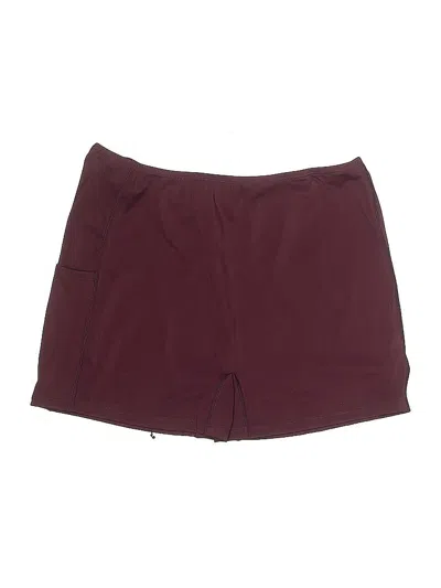Pre-owned Halara Athletic Shorts In Burgundy
