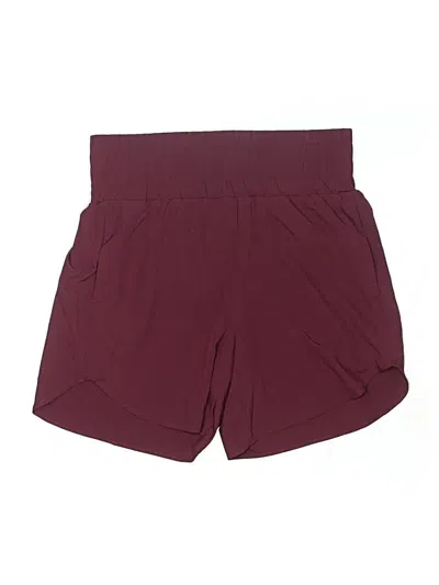 Halara Athletic Shorts In Burgundy