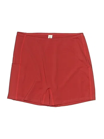 Pre-owned Halara Athletic Shorts In Red