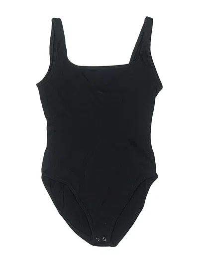 Pre-owned Halara Bodysuit In Black