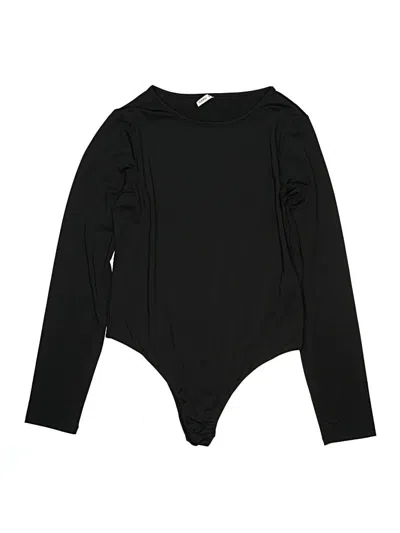Pre-owned Halara Bodysuit In Black