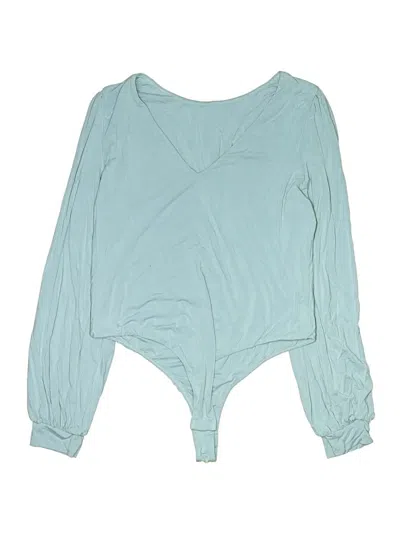 Pre-owned Halara Bodysuit In Blue