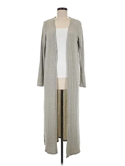 Pre-owned Halara Cardigan Sweater In Gray