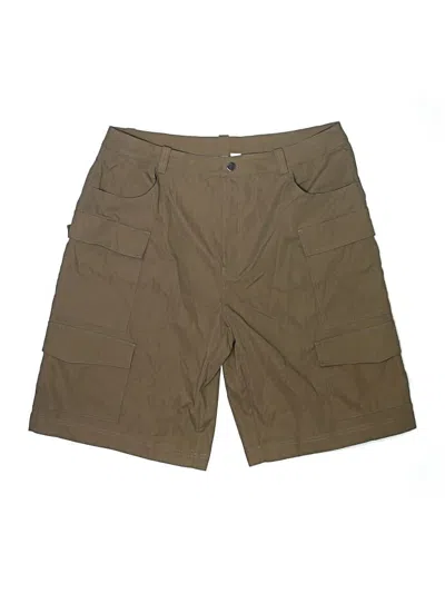 Pre-owned Halara Cargo Shorts In Brown