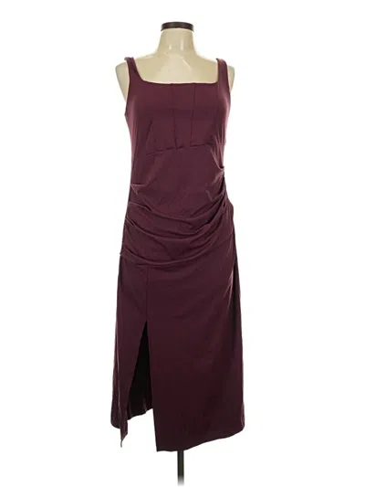 Pre-owned Halara Casual Dress In Burgundy