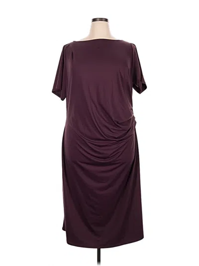 Pre-owned Halara Casual Dress In Burgundy