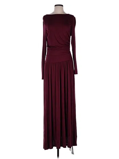Pre-owned Halara Casual Dress In Burgundy