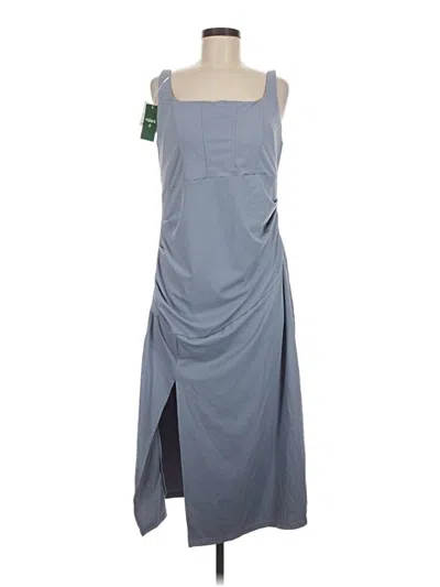 Pre-owned Halara Casual Dress In Gray